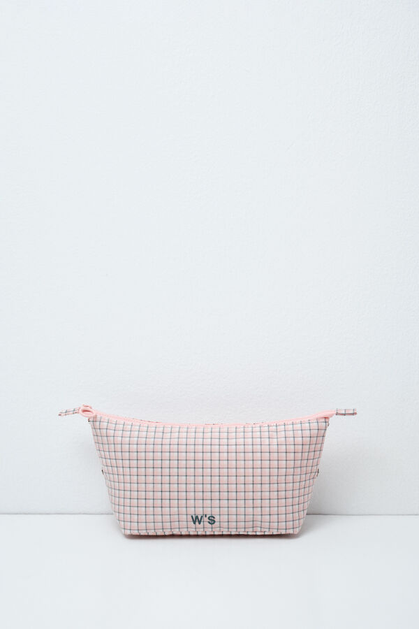 Women'secret Neceser mediano cuadros asa estampado