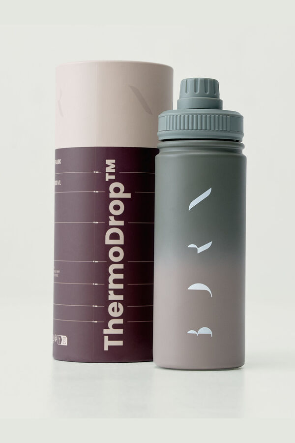 Born Living Yoga Botella t&eacute;rmica Vivaq Verde estampado