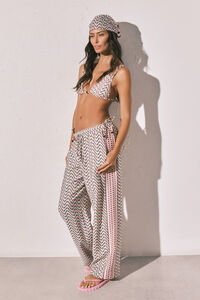 Women'secret Pantal&oacute;n largo estampado geom&eacute;trico