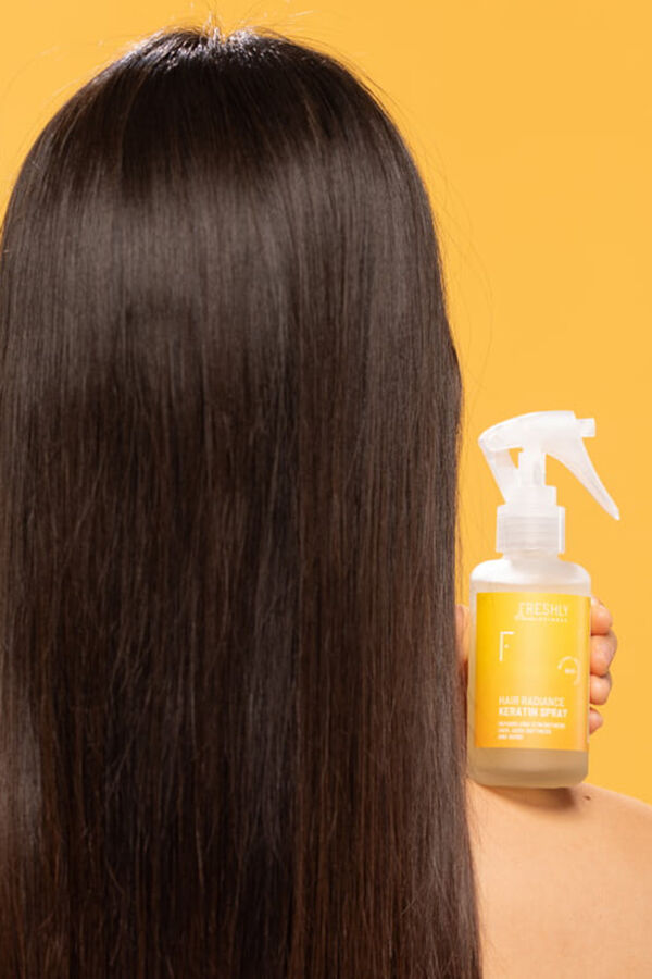 Freshly Cosmetics Hair Radiance Keratin Spray Capilar blanco