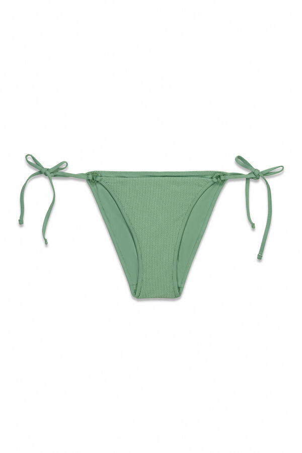 Women'secret Braga bikini brasile&ntilde;a textura crinkle verde verde
