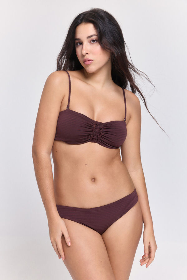 Pieces Bikini top tirantes rojo