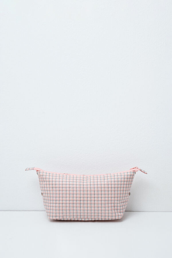 Women'secret Neceser mediano cuadros asa estampado
