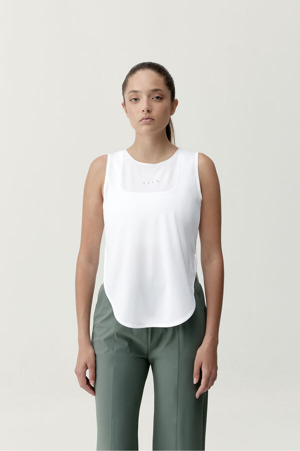 Born Living Yoga Camiseta deportiva Caliope blanco roto marfil