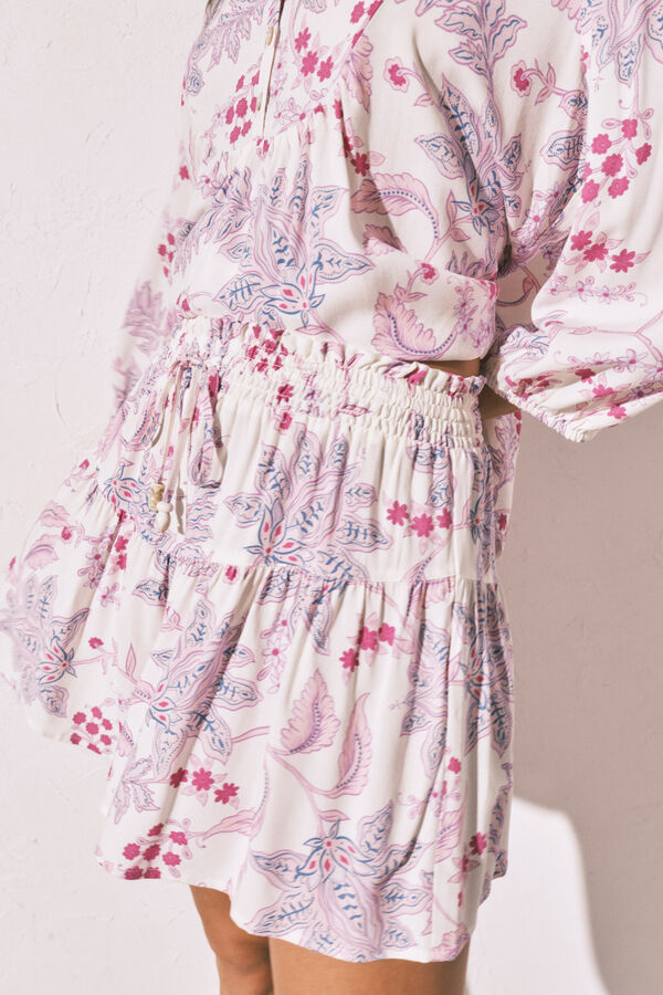 Women'secret Conjunto falda y camisola estampadas estampado