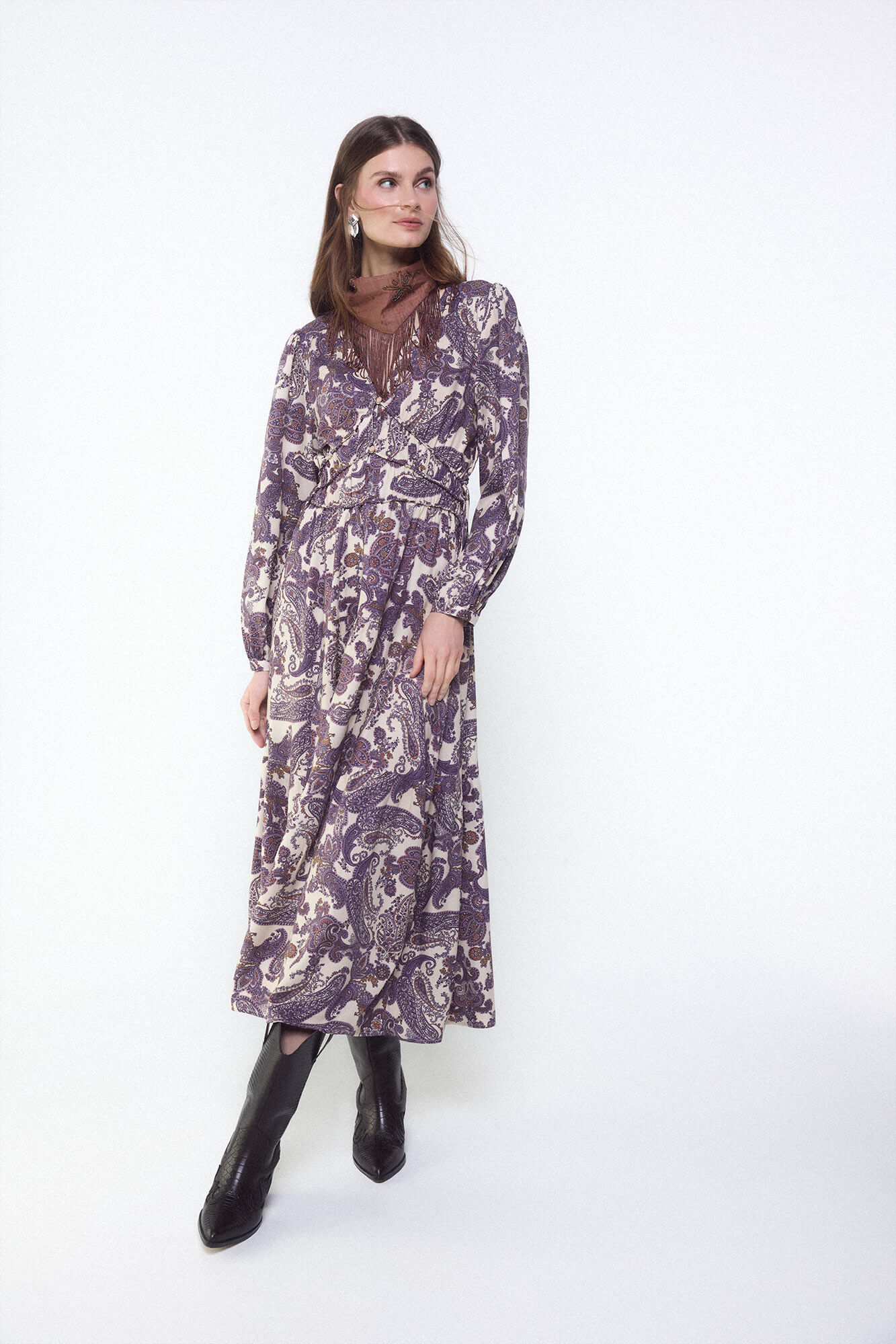 Conjunto de vestido y bota