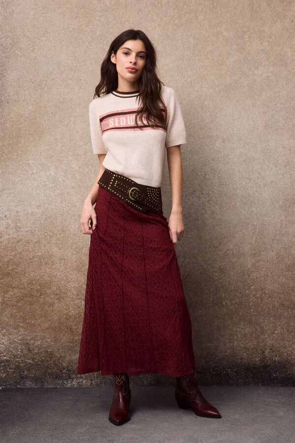 Conjunto de jersey y falda