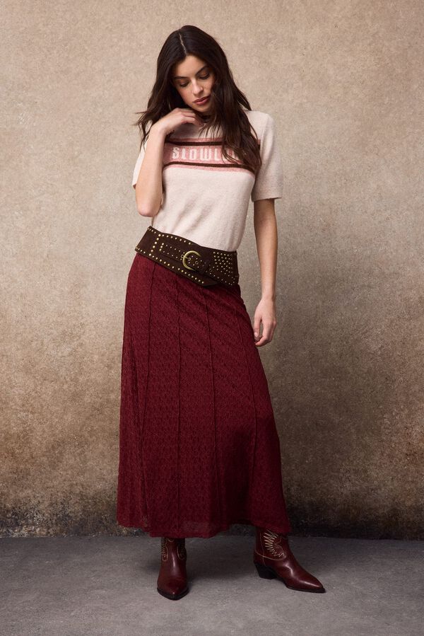 Conjunto de jersey y falda