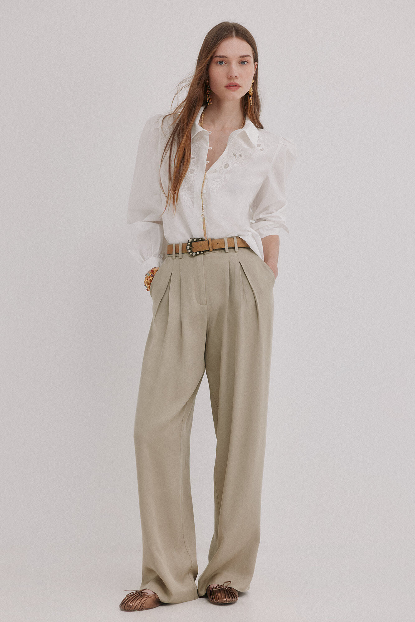 Conjunto de paloma y carine