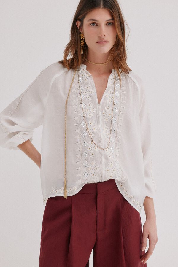 Conjunto de paisley y constance