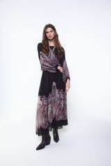 Conjunto de falda, bota y blusa